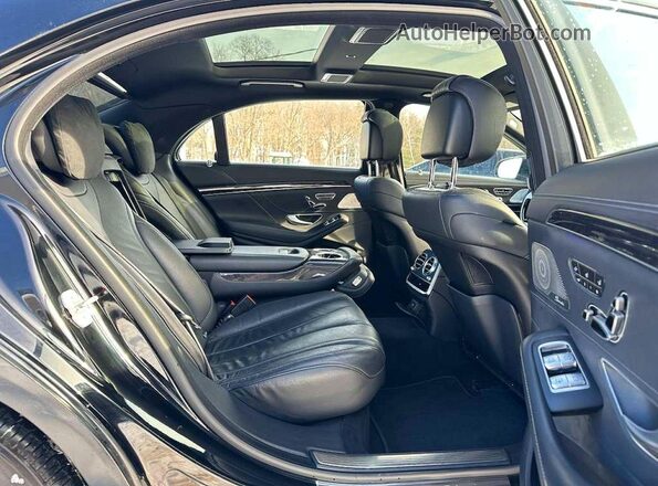 WDDUG8FB3GA225611 2016 MERCEDES-BENZ S Черный Вид сзади
