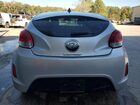 2017 Hyundai Veloster Серебряный vin: KMHTC6AD6HU315619