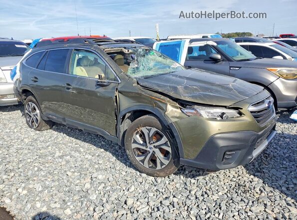 4S4BTGND9L3247794 2020 SUBARU OUTBACK Зеленый Вид спереди
