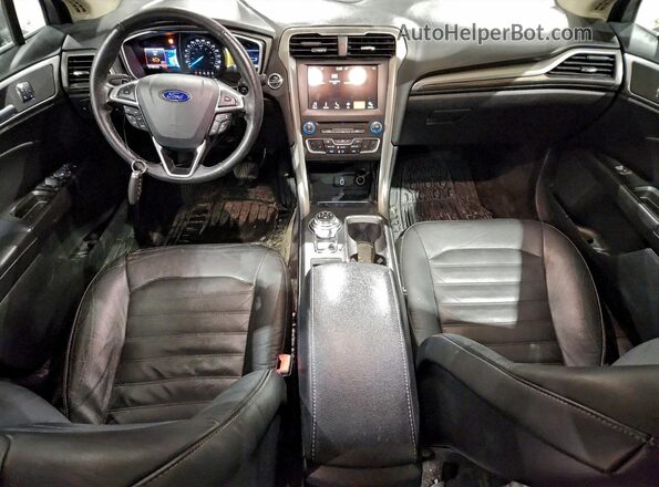 3FA6P0T91HR101064 2017 FORD FUSION Черный Вид щитка приборов