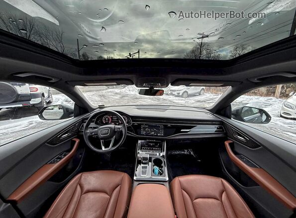 WA1EVAF19LD025211 2020 AUDI Q8 Gray ხელსაწყოთა პანელის ხედი