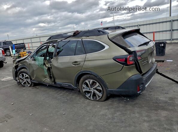 4S4BTGND9L3247794 2020 SUBARU OUTBACK Зеленый Задняя правая четверть