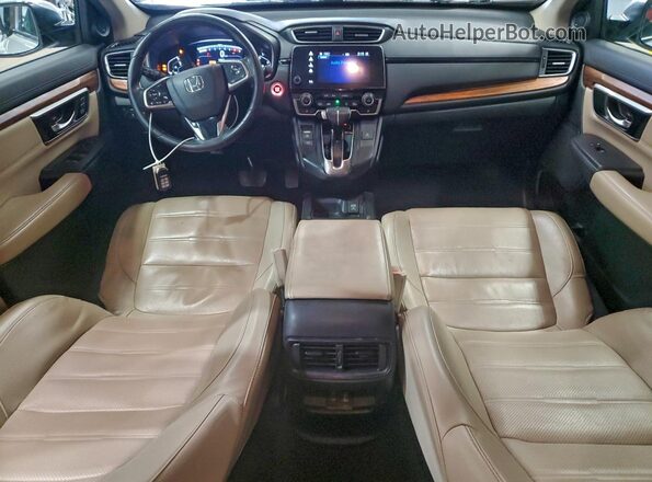 7FARW2H89KE045183 2019 HONDA CRV Белый Вид щитка приборов