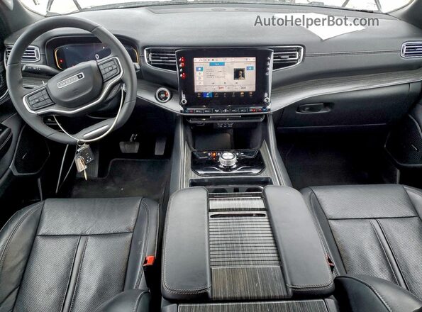1C4SJUBP4RS126323 2024 JEEP WAGONEER Белый Вид щитка приборов