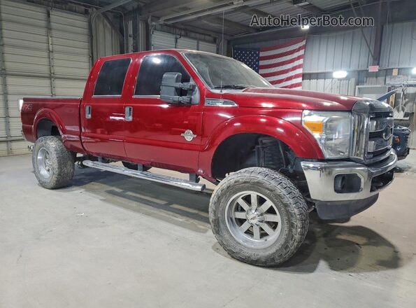 1FT7W2BT1GEB23321 2016 FORD F250 Красный Вид спереди