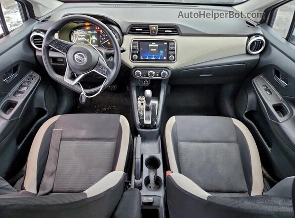 3N1CN8EV7LL853829 2020 NISSAN VERSA Серебряный Вид щитка приборов