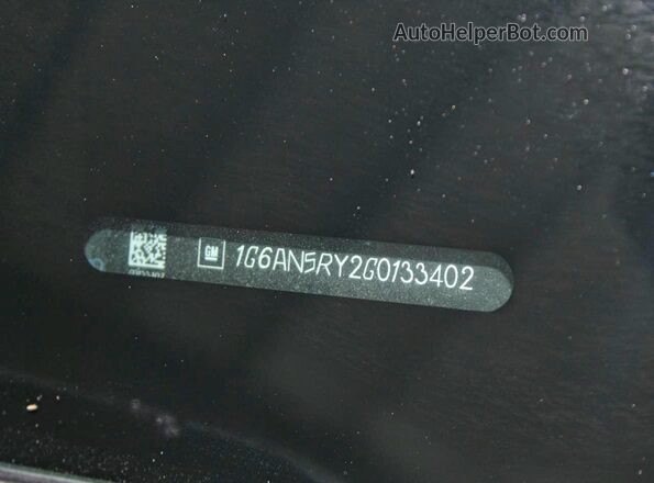 1G6AN5RY2G0133402 2016 CADILLAC ATS-V Серый Вид задней части салона