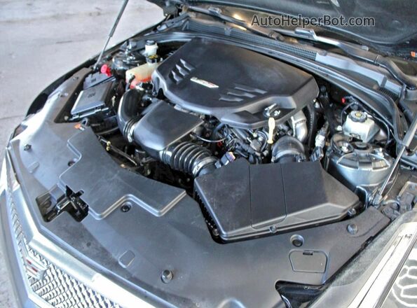 1G6AN5RY2G0133402 2016 CADILLAC ATS-V Серый Вид панели приборов