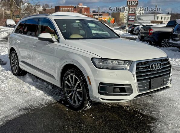 WA1LAAF76JD026093 2018 AUDI Q7 Белый Вид спереди