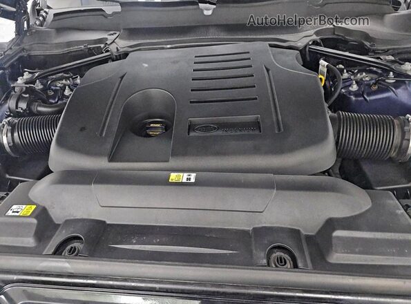 SALWR2RU8KA862566 2019 LAND ROVER RANGE ROVER Синий Вид салона спереди