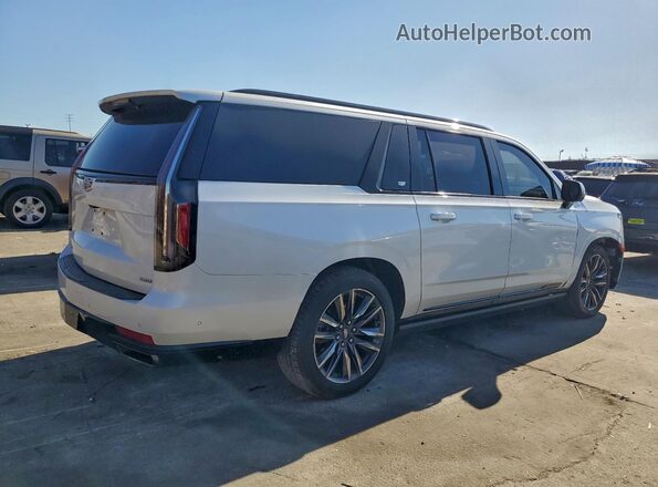 1GYS4RKL0PR165040 2023 CADILLAC ESCALADE Белый Передняя правая четверть
