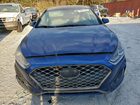 2018 Hyundai Sonata Sport Blue vin: 5NPE34AF8JH719475