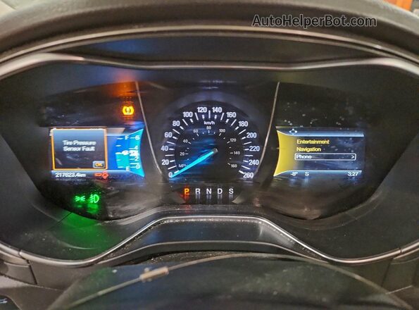 3FA6P0T91HR101064 2017 FORD FUSION Черный Вид задних сидений