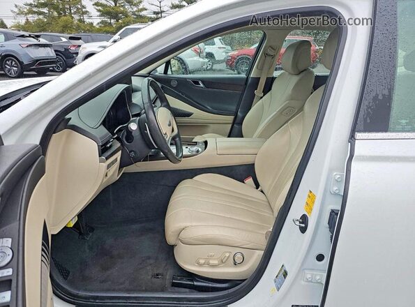 KMTGB4SC2NU092298 2022 GENESIS G80 Белый Вид подкапотного пространства
