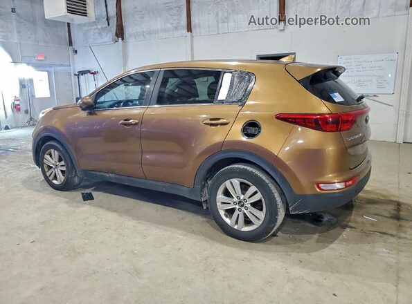 KNDPM3AC5H7034645 2017 KIA SPORTAGE Коричневый Задняя правая четверть