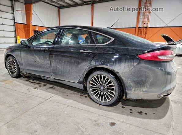3FA6P0T91HR101064 2017 FORD FUSION Черный Задняя правая четверть