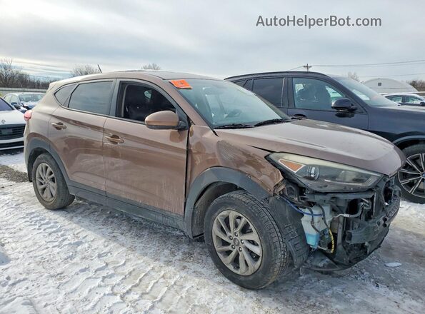 KM8J23A46HU438264 2017 HYUNDAI TUCSON Коричневый Вид спереди