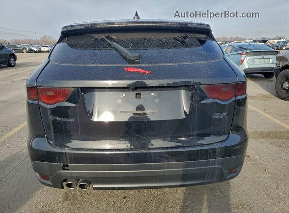 SADCS2BN1HA492429 2017 JAGUAR F-PACE Черный Вид салона спереди