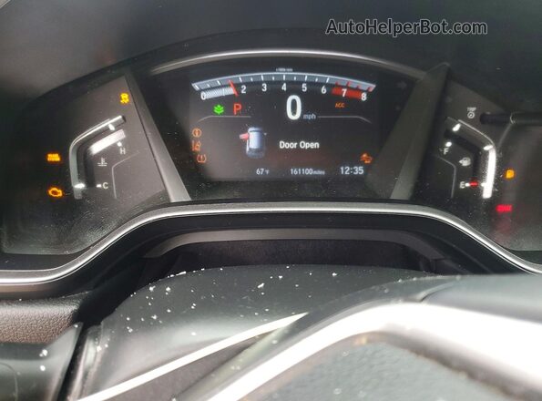 7FARW1H87KE036296 2019 HONDA CRV Серебряный Вид задних сидений