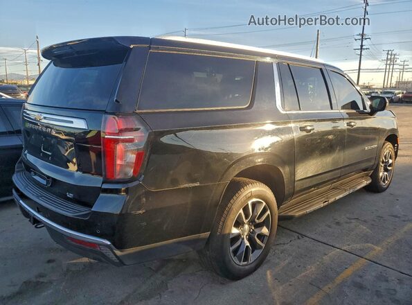 1GNSCCKD2NR122502 2022 CHEVROLET SUBURBAN Black Delantero derecho