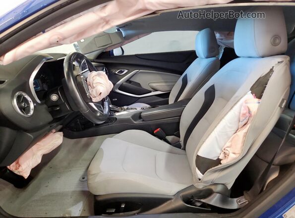 1G1FB1RS8L0148117 2020 CHEVROLET CAMARO Синий Вид панели приборов
