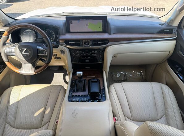 JTJHY7AX0G4198272 2016 LEXUS LX570 Белый Вид наклейки с VIN-кодом