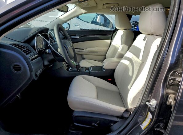 2C3CCAAG4PH707490 2023 CHRYSLER 300 Gray Widok wnętrza z przodu