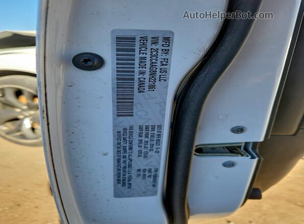2C3CCAAG8NH221861 2022 CHRYSLER 300 Белый Вид наклейки с VIN-кодом