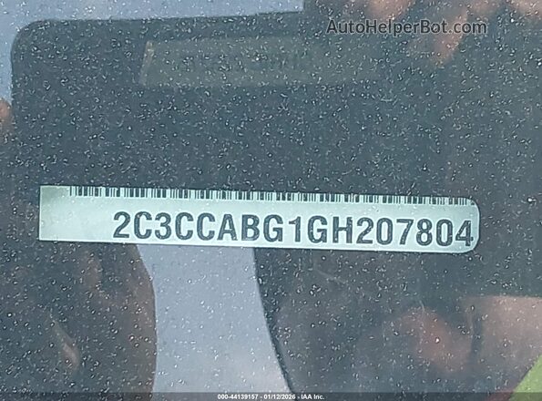 2C3CCABG1GH207804 2016 CHRYSLER 300 Black Engine compartment view