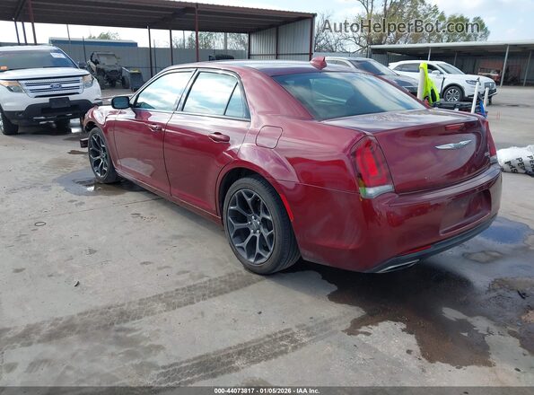 2C3CCABG4KH565990 2019 CHRYSLER 300 Бордовый Задняя левая четверть