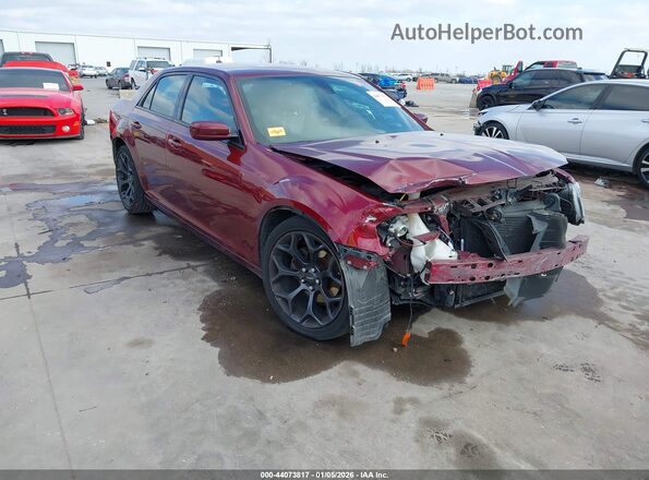 2C3CCABG4KH565990 2019 CHRYSLER 300 Бордовый Передняя правая четверть