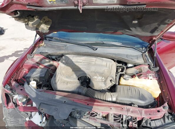 2C3CCABG4KH565990 2019 CHRYSLER 300 Бордовый Вид сзади
