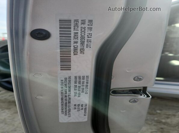 2C3CCABG8NH116347 2022 CHRYSLER 300 Silver Engine compartment view