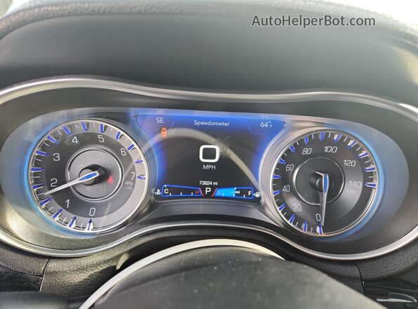 2C3CCABG8NH116347 2022 CHRYSLER 300 Silver Instrument cluster view