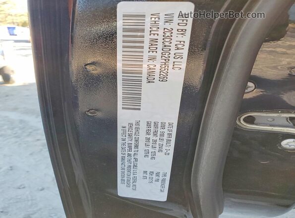 2C3CCADG2PH552269 2023 CHRYSLER 300 Black Вид наклейки з VIN-кодом
