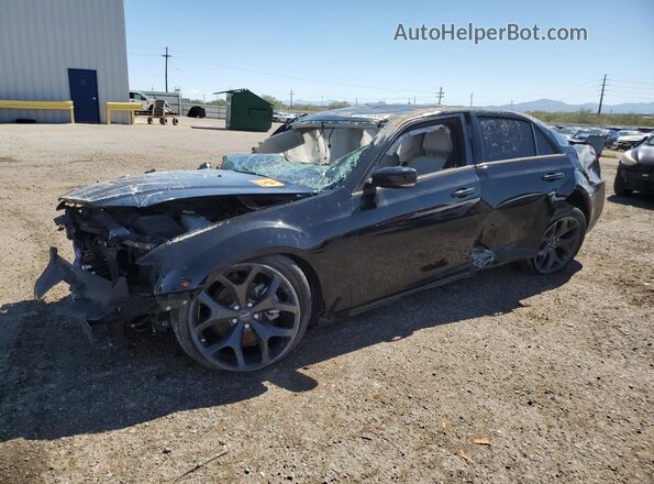 2C3CCADG2PH706799 2023 CHRYSLER 300 Black Առջևի ձախ երեք քառորդ տեսարան