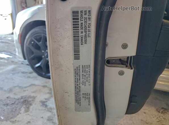 2C3CCADG8PH652604 2023 CHRYSLER 300 White Вид наклейки з VIN-кодом