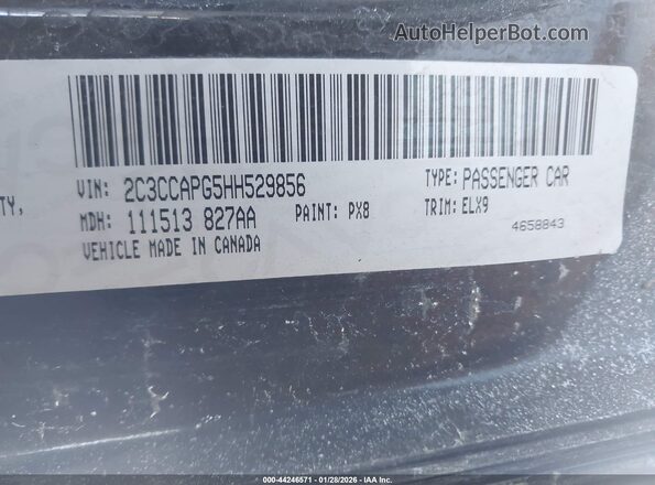 2C3CCAPG5HH529856 2017 CHRYSLER 300 Черный Вид подкапотного пространства
