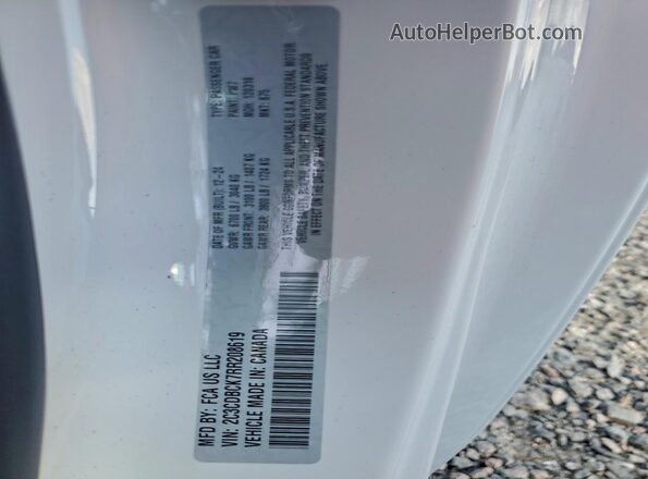 2C3CDBCK7RR208619 2024 DODGE CHARGER White Շարժիչի բաժամունքի տեսք
