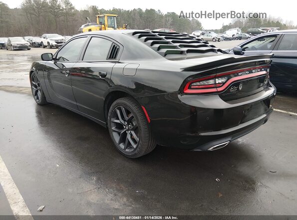 2C3CDXBG0KH692994 2019 DODGE CHARGER Black Tył lewy