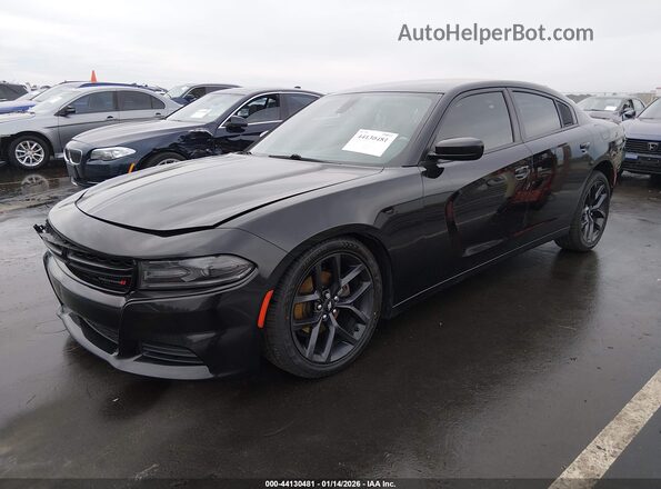 2C3CDXBG0KH692994 2019 DODGE CHARGER Black Przód lewy