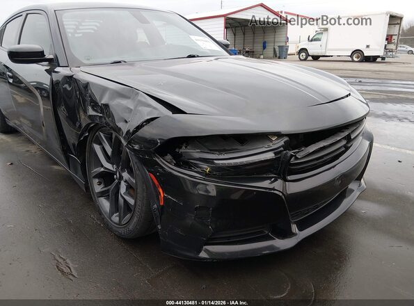 2C3CDXBG0KH692994 2019 DODGE CHARGER Black Widok z przodu