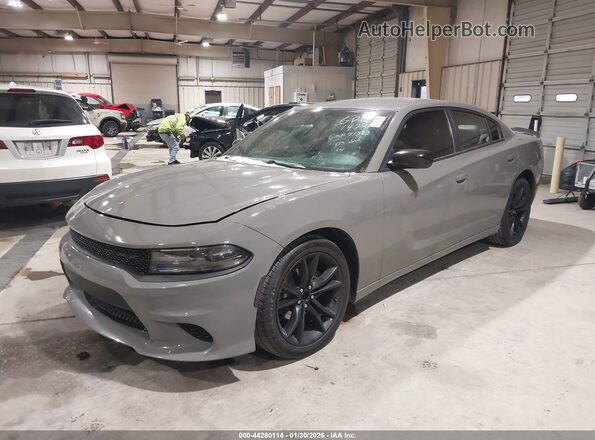 2C3CDXBG2JH336660 2018 DODGE CHARGER Серый Передняя левая четверть