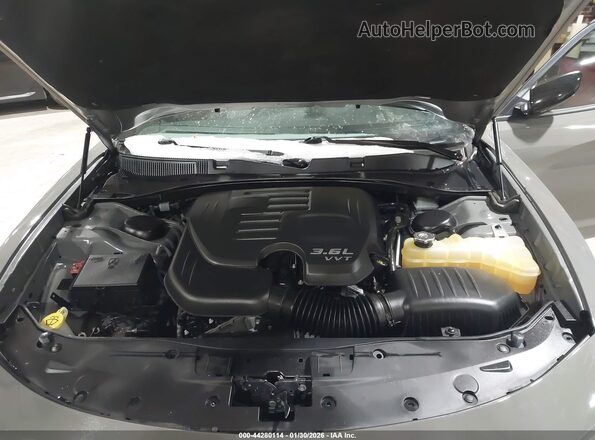 2C3CDXBG2JH336660 2018 DODGE CHARGER Серый Вид сзади
