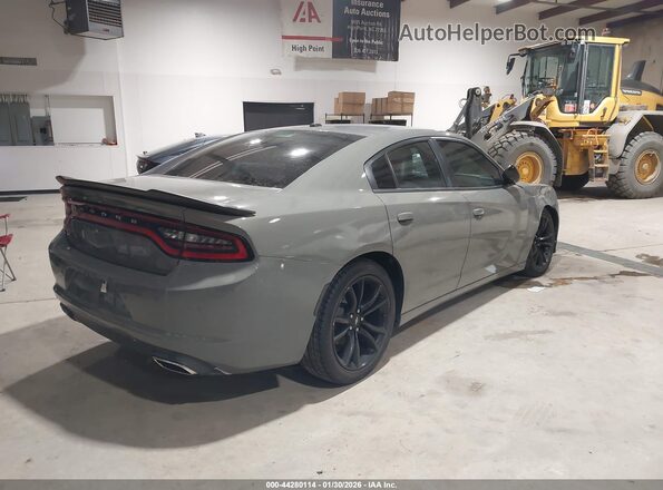 2C3CDXBG2JH336660 2018 DODGE CHARGER Серый Задняя правая четверть
