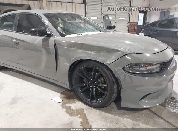 2C3CDXBG2JH336660 2018 DODGE CHARGER Серый Вид спереди