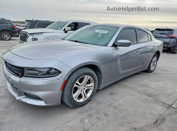 2C3CDXBG6JH180204 2018 DODGE CHARGER Серебряный Передняя левая четверть