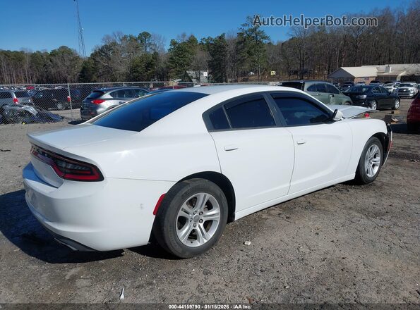 2C3CDXBG7HH655112 2017 DODGE CHARGER Белый Задняя правая четверть