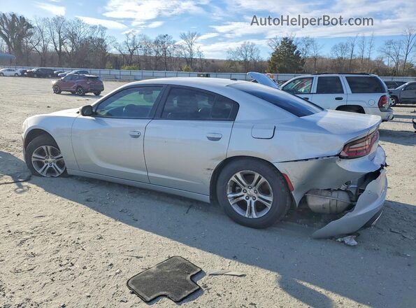 2C3CDXBG7MH624713 2021 DODGE CHARGER Silver Trasero izquierdo
