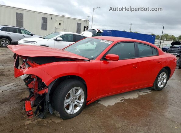 2C3CDXBGXNH216210 2022 DODGE CHARGER Красный Передняя левая четверть